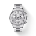 Tissot Chrono XL Classic Silver Dial Silver Steel Strap Watch For Men - T116.617.11.037.00