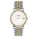 Tissot Desire White Dial Two Tone Mesh Bracelet Two Tone Steel Watch For Men - T52.2.481.31