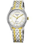 Tissot T Classic T One Automatic Silver Dial Two Tone Steel Strap Watch For Men - T038.430.22.037.00