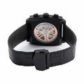 Tag Heuer Monaco Automatic Chronograph Black Dial Black Leather Strap Watch for Men - CBL2180.FC6497