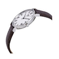 Tissot T Classic Everytime White Dial Brown Leather Strap Watch For Men - T109.410.16.033.00