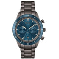 Hugo Boss Santiago Blue Dial Grey Steel Strap Watch for Men - 1513863