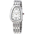 Bvlgari Serpenti Seduttori Quartz White Dial Silver Steel Strap Watch for Women - SERPENTI103141