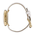 Marc Jacobs Amy White Dial White Leather Strap Watch for Women - MBM1150