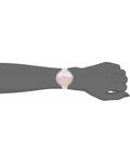 Calvin Klein Rise White Beige Dial Beige Leather Strap Watch for Women - K7A231XH