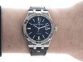Maurice Lacroix Aikon Date Automatic Black Dial Black Leather Strap Watch For Men - AI6008-SS001-330-1