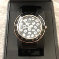 Marc Jacobs Amy Black Dial Black Leather Strap Watch for Women - MBM1163