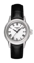 Tissot T Classic Carson White Dial Brown Leather Strap Watch For Women - T085.210.16.013.00