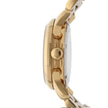 Michael Kors Runway Iridescent Pink Dial Gold Steel Strap Watch for Women - MK5939