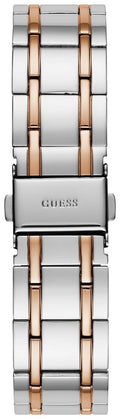 Guess Montauk Silver Dial Two Tone Steel Strap Watch For Women - W0933L6