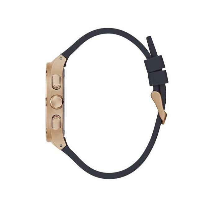 Guess Headline Multifunction Quartz Blue Dial Blue Silicone Strap Watch For Men - GW0571G2