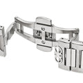 Salvatore Ferragamo Sapphire Chrono Green Dial Silver Steel Strap Watch for Men - SFME00421