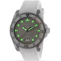 Gucci Dive Quartz White Dial White Rubber Strap Watch For Men - YA136337