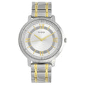 Guess Montauk Silver Dial Two Tone Steel Strap Watch for Women - W0933L5