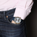 Hugo Boss Globetrotter Blue Dial Blue Silicone Strap Watch for Men - 1513822