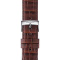 Tissot T Classic Everytime White Dial Brown Leather Strap Watch For Men - T109.410.16.033.00