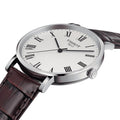 Tissot T Classic Everytime White Dial Brown Leather Strap Watch For Men - T109.410.16.033.00