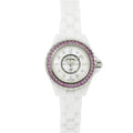 Chanel J12 Quartz Diamonds Mother of Pearl White Dial White Steel Strap Watch for Women - J12 H3243