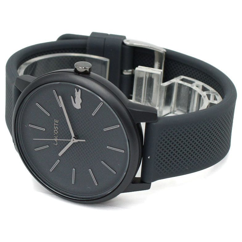 Lacoste 12.12 Move Gray Dial Gray Silicon Strap Watch for Men - 2011242