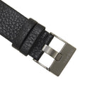 Diesel Badass Chronograph Anthracite Dial Black Leather Strap Watch For Men - DZ7270