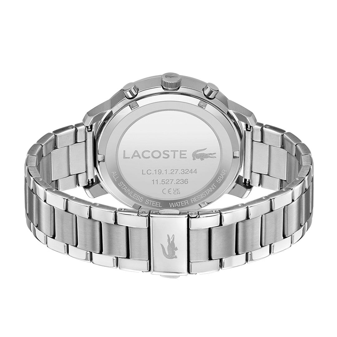 Lacoste Replay Green Dial Silver Steel Strap Watch for Men - 2011178