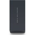 Daniel Wellington Iconic Round Case Motion Black Dial Rubber Strap Watch For Men - DW00100425