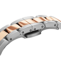 Daniel Wellington Iconic Link White Dial Two Tone Steel Strap Watch For Women - DW00100359