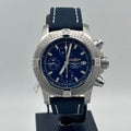 Breitling Avenger Chronograph 43 Blue Dial Blue Nylon Strap Watch for Men - A13385101C1X1