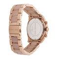 Michael Kors Blair Chronograph Rose Gold Dial Two Tone Steel Strap Watch for Women - MK5943