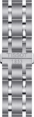 Tissot T Classic Couturier Chronograph White Dial Silver Steel Strap Watch For Men - T101.617.11.031.00