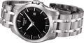 Tissot T Trend Couturier Chronograph Black Dial Silver Steel Strap Watch For Men - T035.410.11.051.00