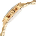 Michael Kors Bayville Chronograph Black Dial Gold Steel Strap Watch For Men - MK8726