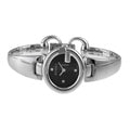 Gucci Guccisima Quartz Black Dial Silver Steel Strap Watch For Women - YA134501