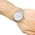 Hugo Boss Jet Silver Dial Two Tone Steel Strap Watch for Men - 1513385