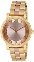 Michael Kors Norie Gold Dial Two Tone Steel Strap Watch for Women - MK3586