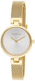 Calvin Klein Authentic White Dial Rose Gold Mesh Bracelet Watch for Women - K8G23526
