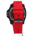 Tommy Hilfiger Windsurf Black Dial Red Rubber Strap Watch for Men - 1791112