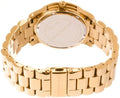 Michael Kors Runway Quartz Gold Dial Gold Steel Strap Watch For Women - MK5852