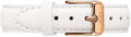 Daniel Wellington Petite Bondi White Dial White Leather Strap Watch for Women - DW00100189