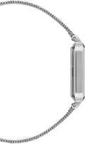 Daniel Wellington Quadro Unitone Silver Dial Silver Mesh Strap Watch For Women - DW00100486