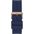 Guess Genesis Quartz Blue Dial Blue Silicone Strap Watch For Men - W1254G3