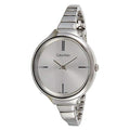 Calvin Klein Lively Silver Dial Silver Steel Strap Watch for Women - K4U23126
