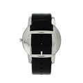 Calvin Klein City White Dial Black Leather Strap Watch for Men - K2G2G1CD