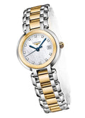 Longines PrimaLuna Quartz Diamonds Mother of Pearl Dial Two Tone Steel Strap Watch for Women - L8.110.5.93.6