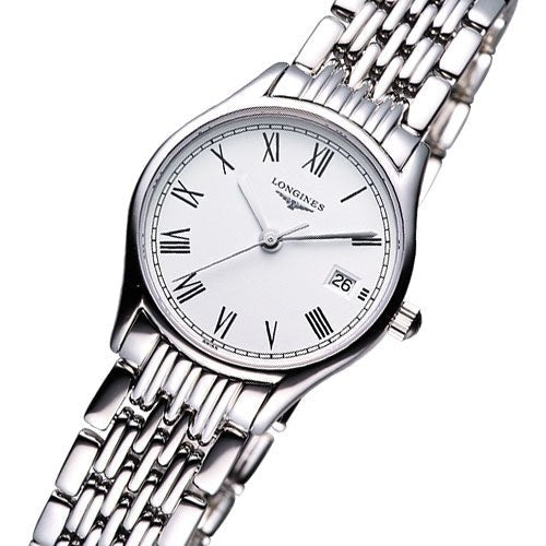 Longines Lyre White Dial Silver Stainless Steel Watch for Women - L4.259.4.11.6
