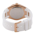 Guess Luna Diamonds White Dial White Rubber Strap Watch for Women - W0653L3