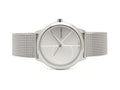 Calvin Klein Minimal Silver Dial Silver Mesh Bracelet Watch for Women - K3M2212Z