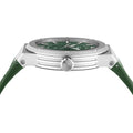 Salvatore Ferragamo F-80 Classic Green Dial Green Rubber Strap Watch for Men - SFHY02722