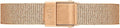 Daniel Wellington Petite Pressed Melrose Black Dial Rose Gold Mesh Strap Watch For Women - DW00100440