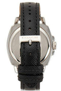 Coach Boyfriend Silver Dial Black Leather Strap Watch for Women - 14503152